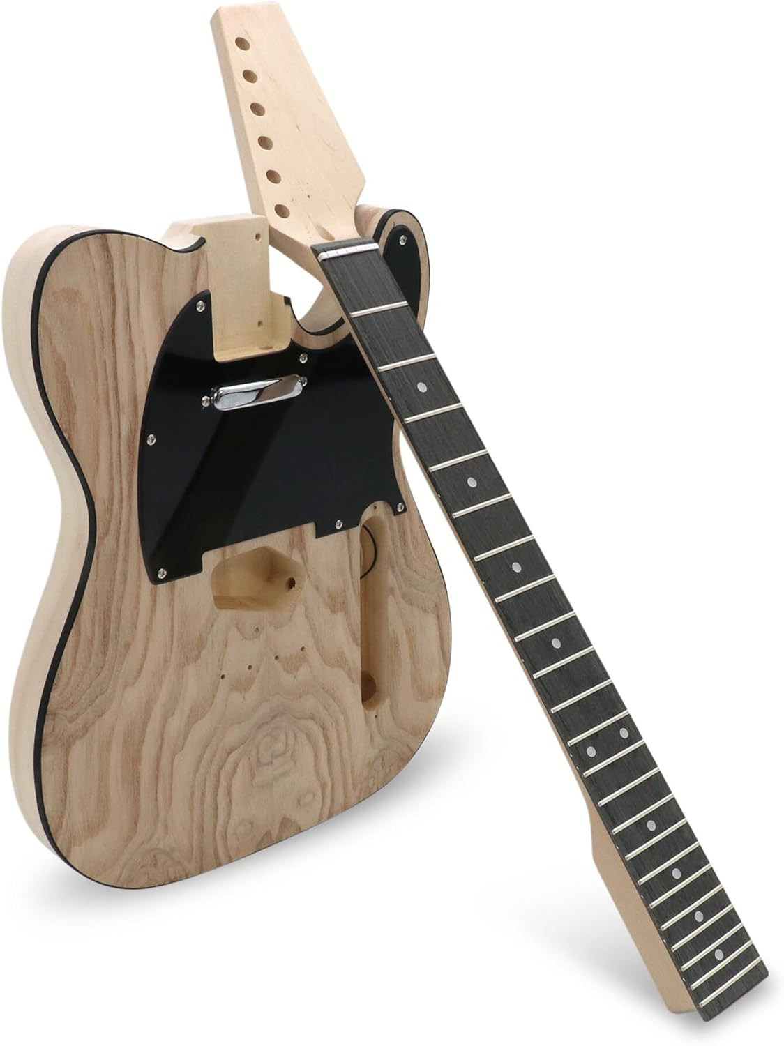 DIY Electric Guitar Kit Beginner Kit TL Style 6 String Right Handed Basswood Bod