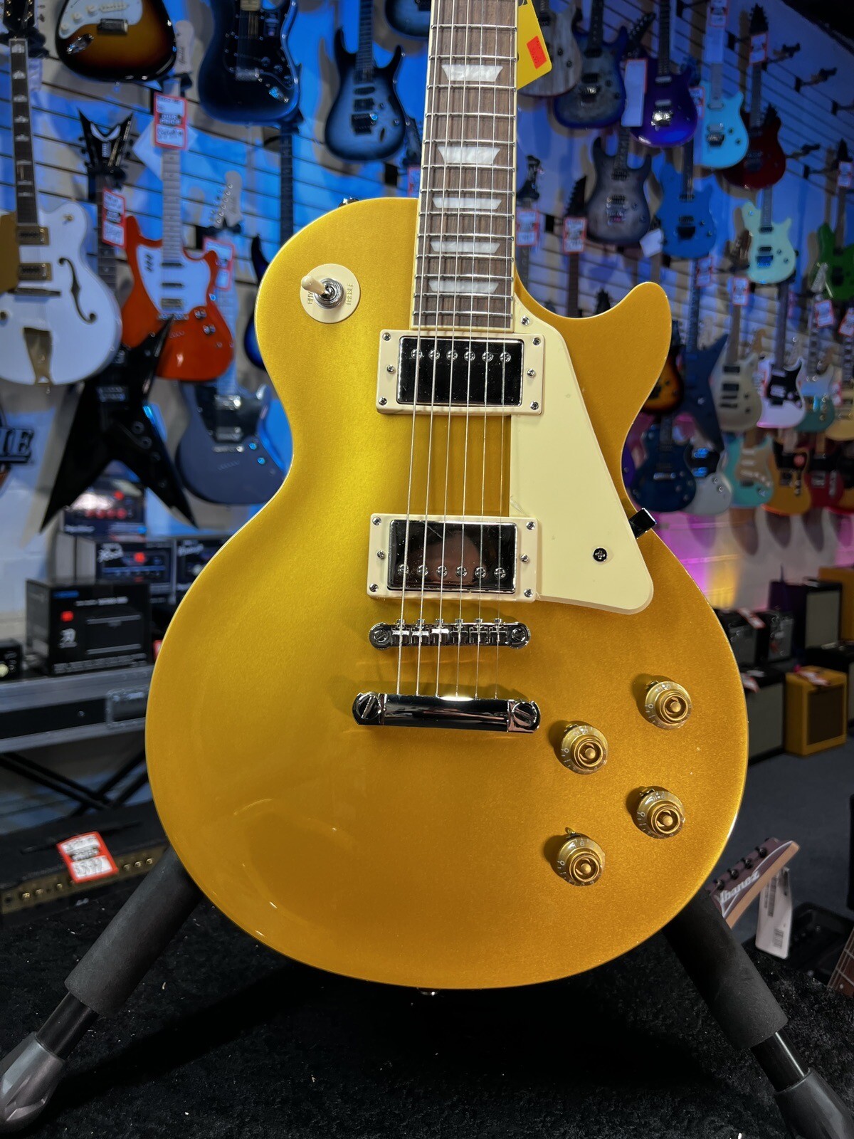 Epiphone Les Paul Standard ’50s Electric Guitar – Metallic Gold Auth Deal! 369