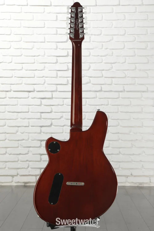 Reverend Airwave 12-string Electric Guitar – Black Sparkle