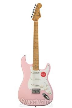 Squier Classic Vibe ’50s Stratocaster HT Electric Guitar – Shell Pink