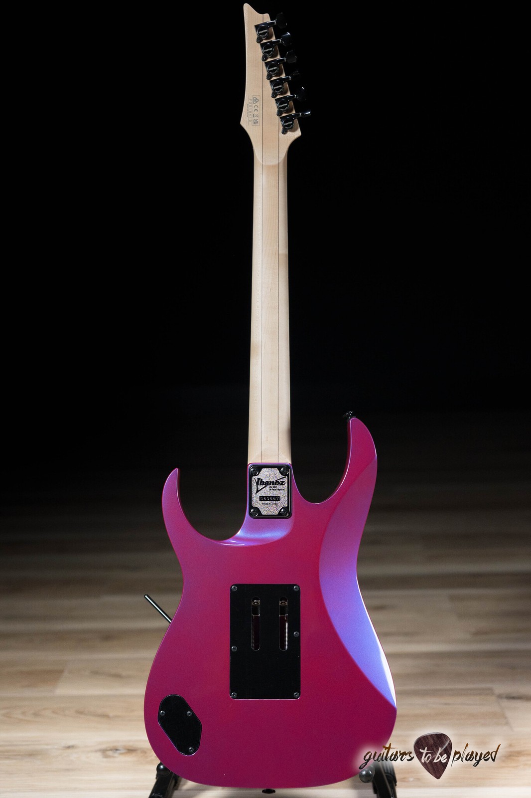 Ibanez RG550 Genesis Made-In-Japan HSH Guitar – Purple Neon