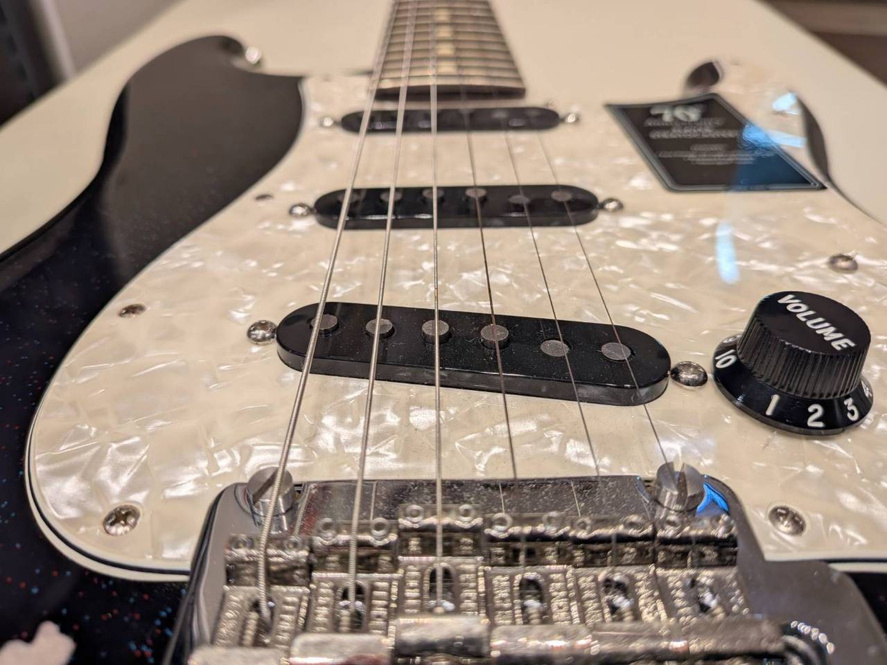 Fender 70th Anniversary Player Stratocaster Nebula Noir Mexico Used Japan