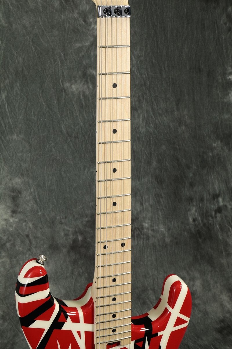 EVH Striped Series Red with Black Stripes Edward Van Halen Signature Model