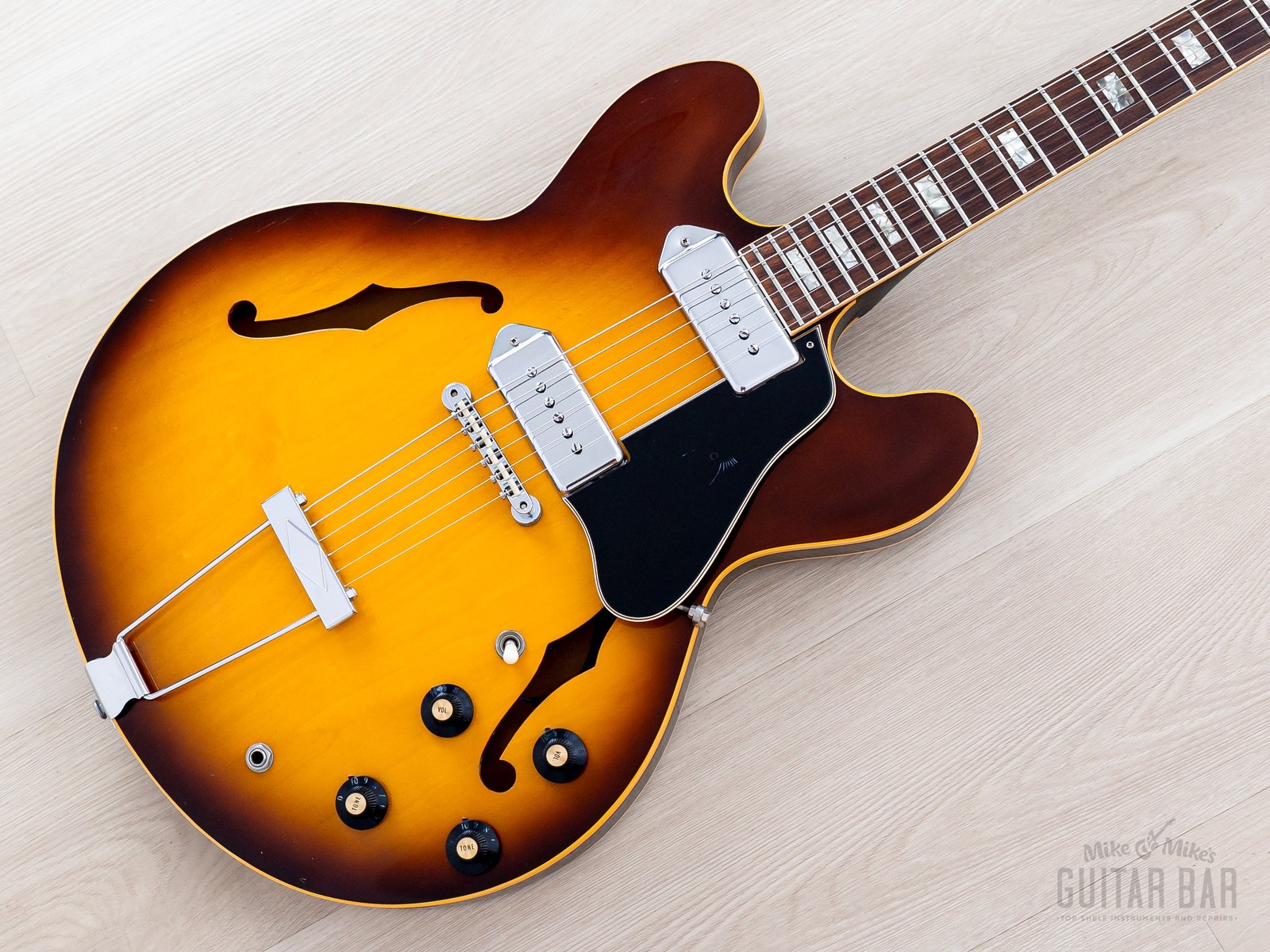 1968 Gibson ES-330 TD Long Neck Vintage Guitar, Collector-Grade w/ Case