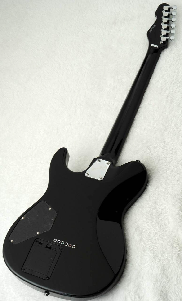 GrassRoots G-THROBBER-Neon Black Pink Neon Electric Guitar From Japan