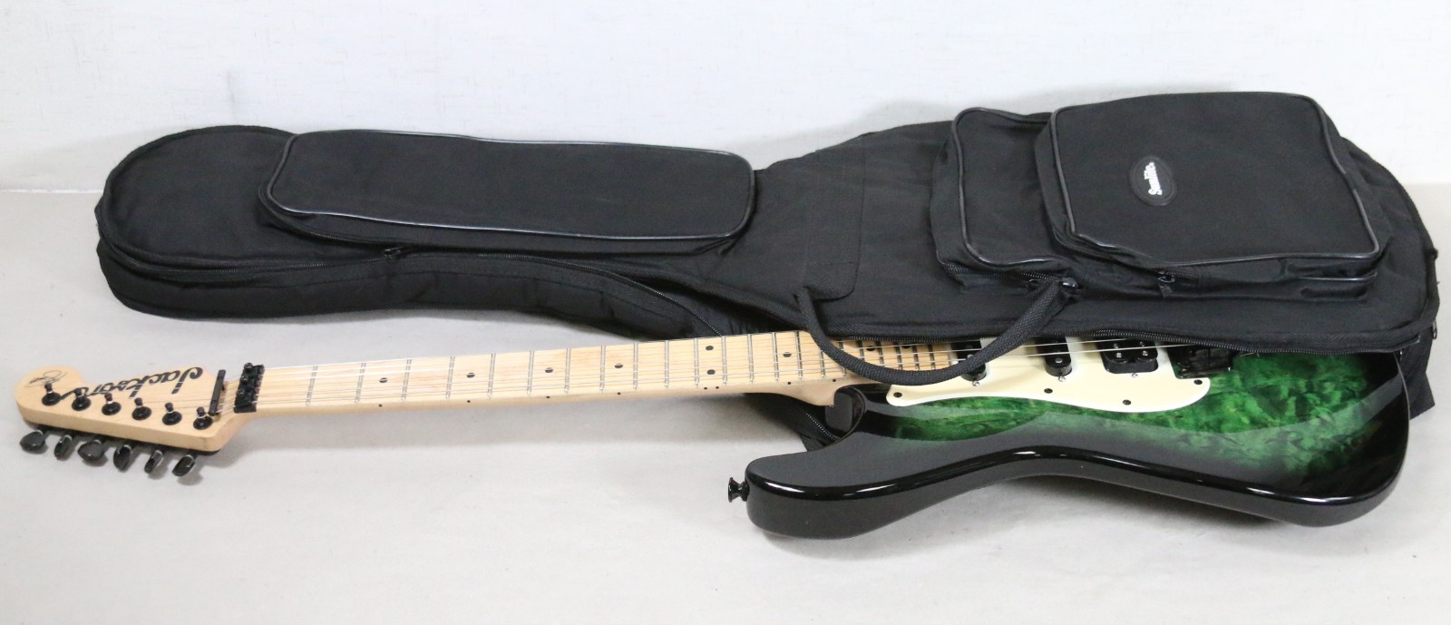 Jackson X Series Signature Adrian Smith SDXQ Electric Guitar Transparent Green