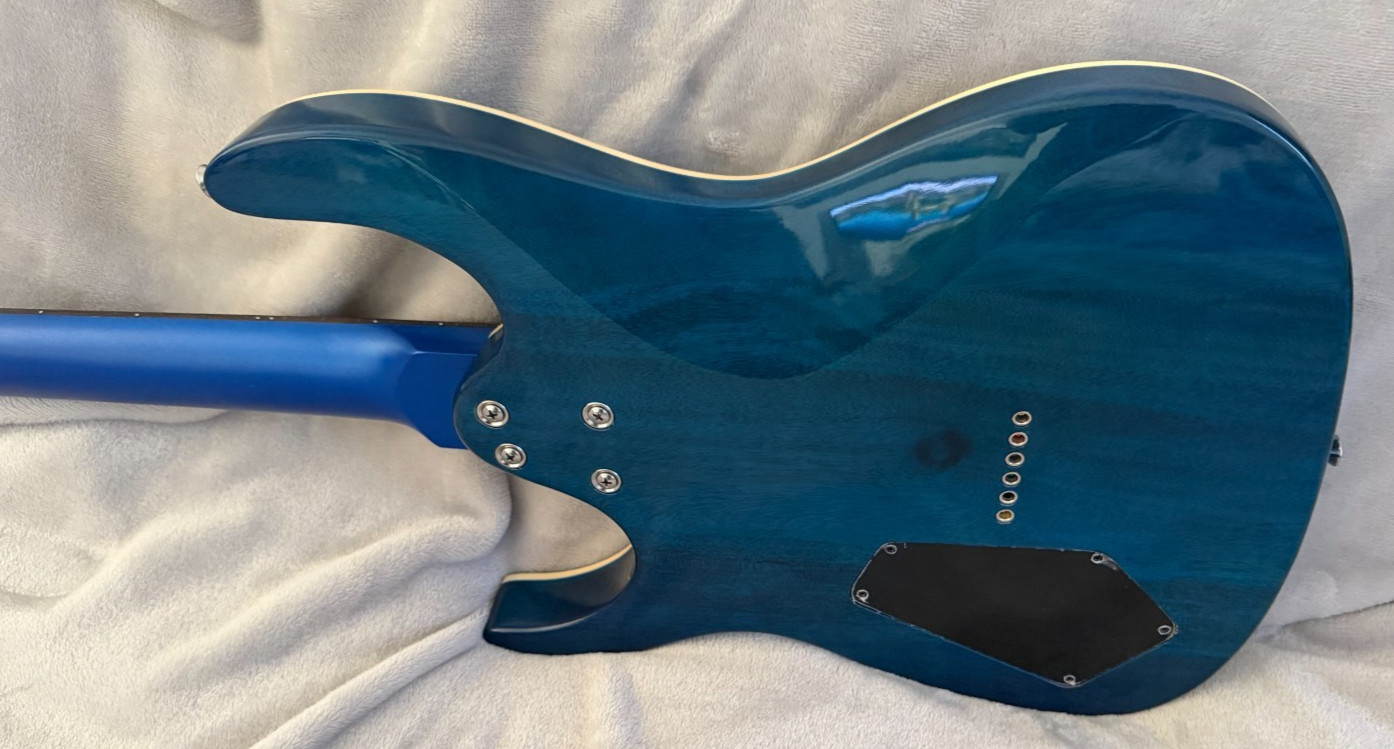 Ibanez Style Electric Guitar Built Hand Wound Pickups/ USA Stunning/ Video