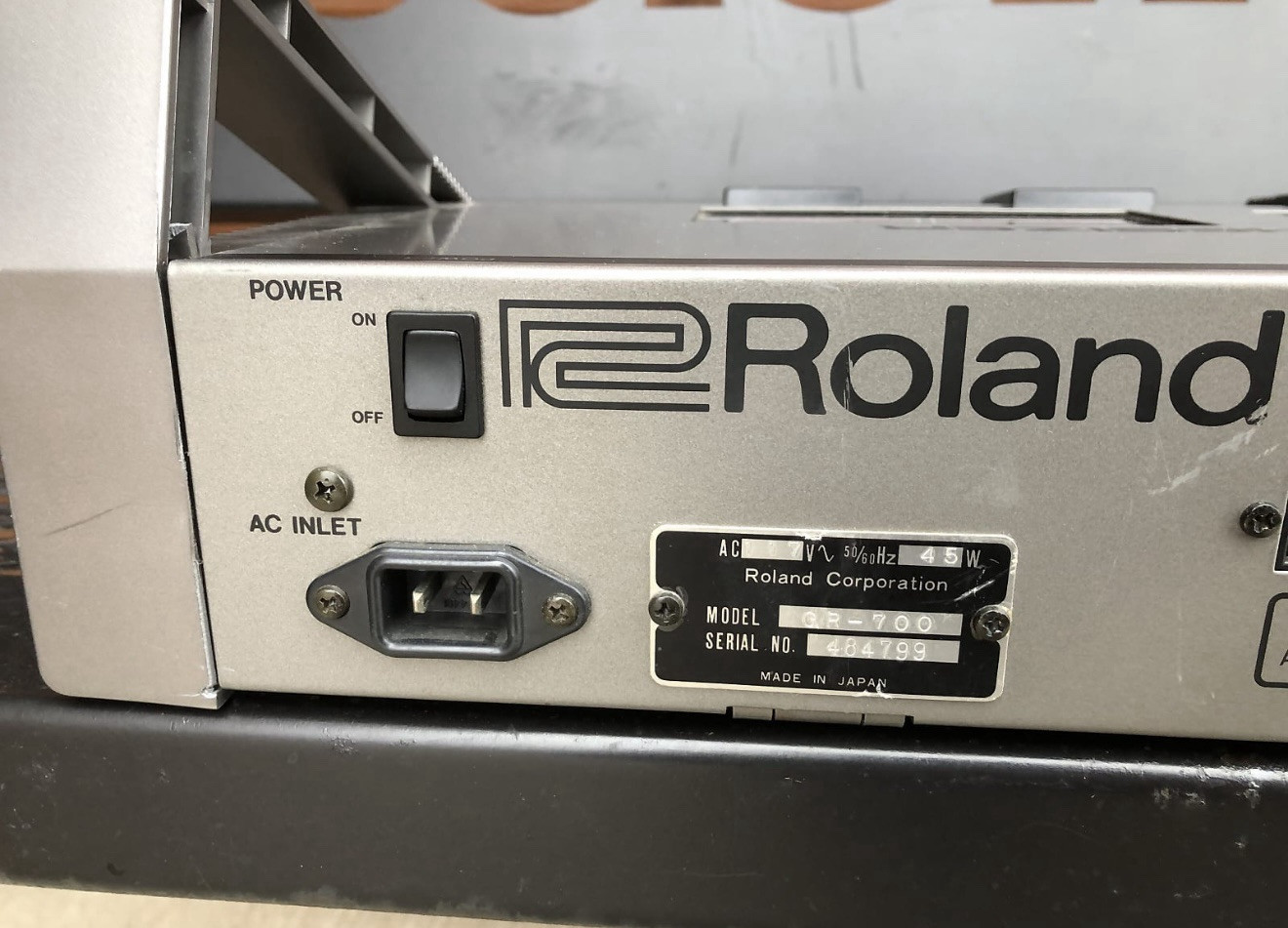 Roland G-707 & GR-700 Guitar Synthesizer – White – Mid 80’s Excellent Condition