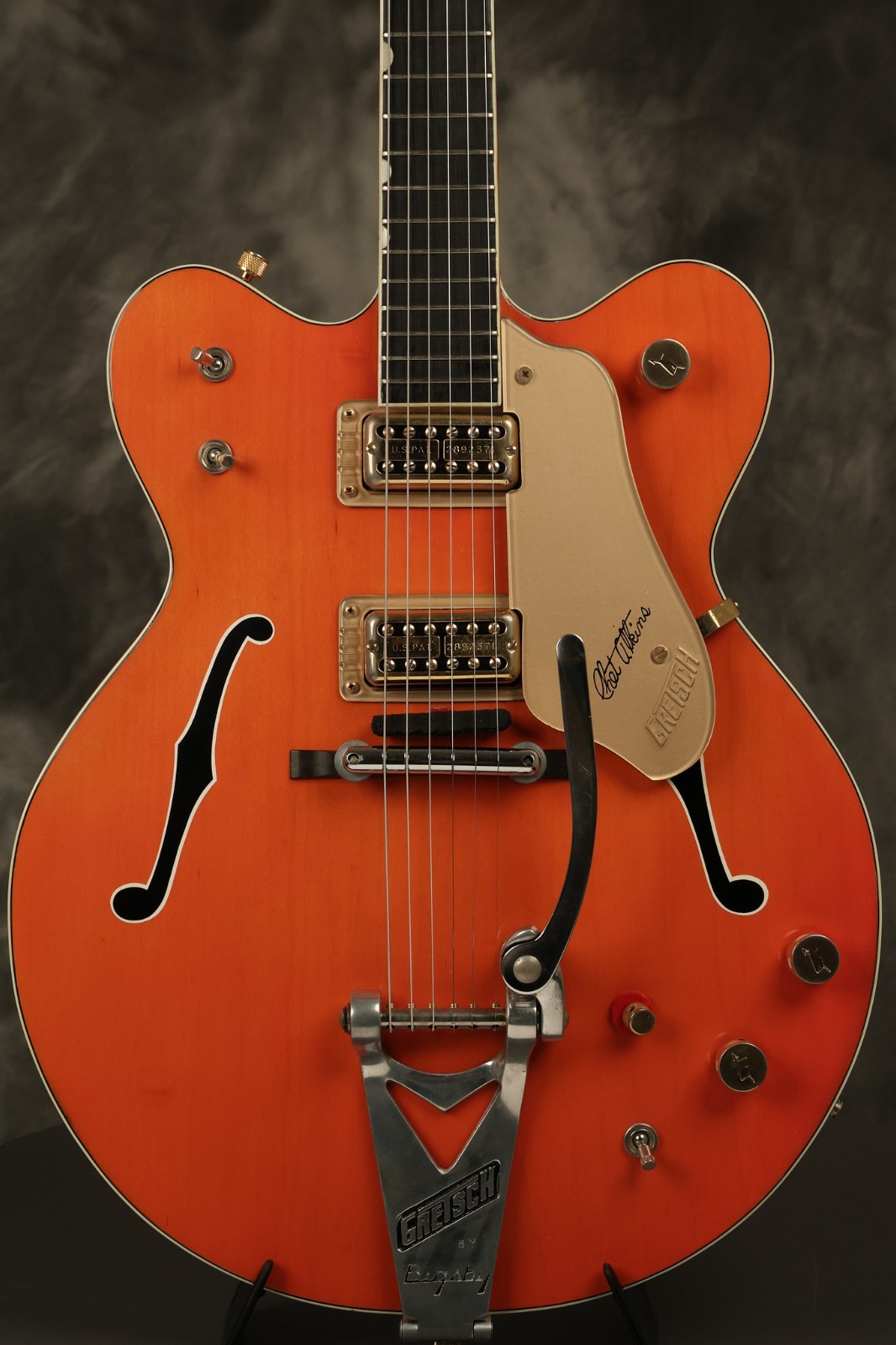 1964 Gretsch Chet Atkins 6120 Nashville Western Orange with HANG TAG