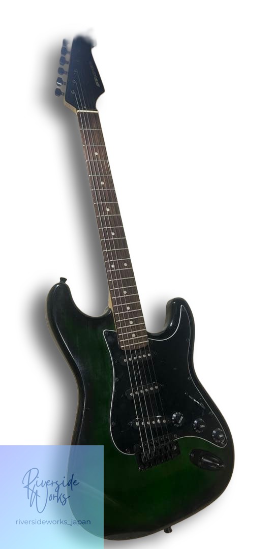 SELDER Electric Guitar Black Green