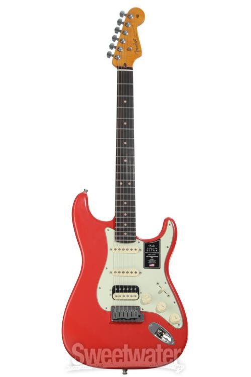 Fender American Ultra Luxe Vintage ’60s Stratocaster HSS Electric Guitar –