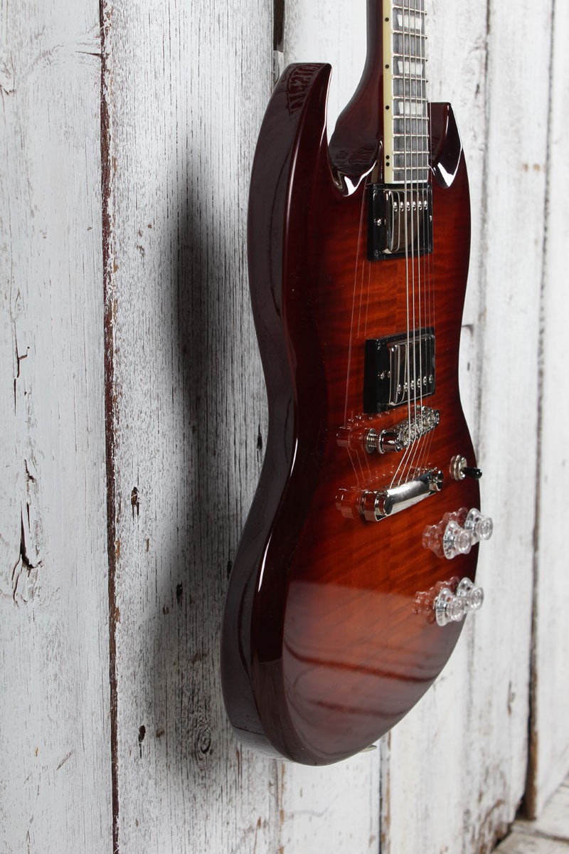 Epiphone SG Modern Figured Electric Guitar Mojave Burst with Gig Bag