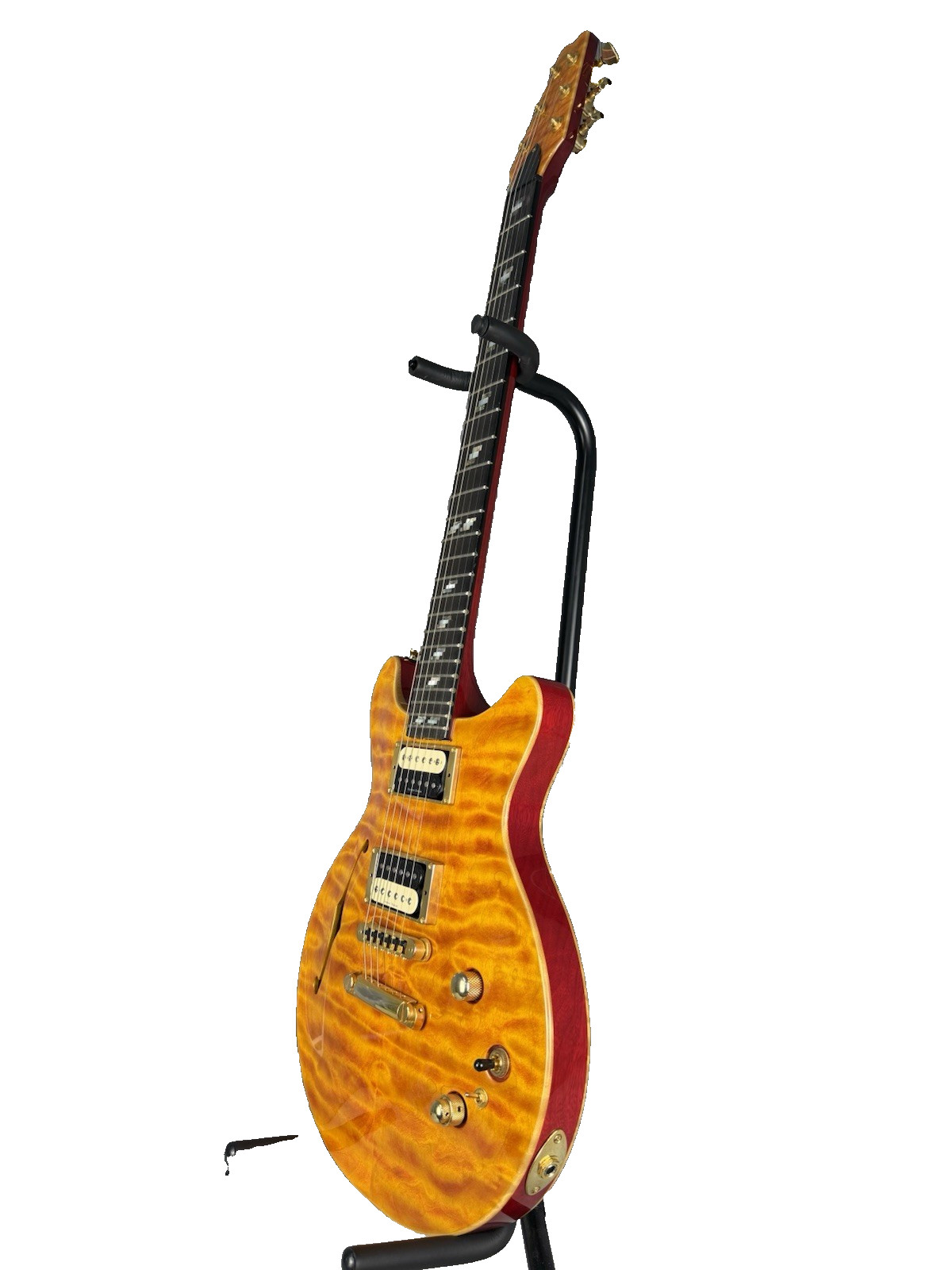 *Very Rare*Ed Roman Guitars: Jaros Bluzeman Plus Hellfire Custom W/Hard Case