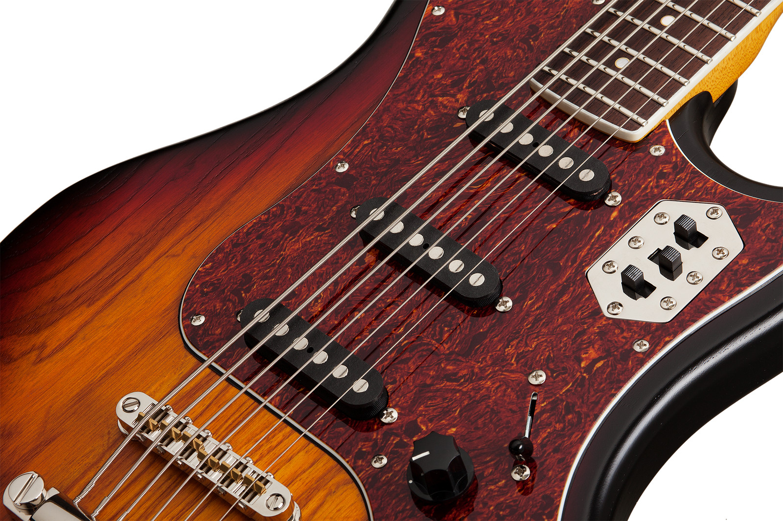 SCHECTER Hellcat VI 3-Tone Sunburst E-Guitar