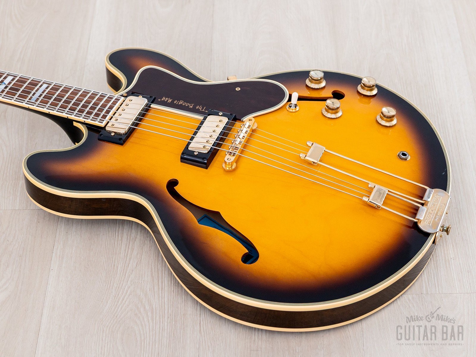 2000 Epiphone USA John Lee Hooker Signature 1964 Sheraton Sunburst w/ Case