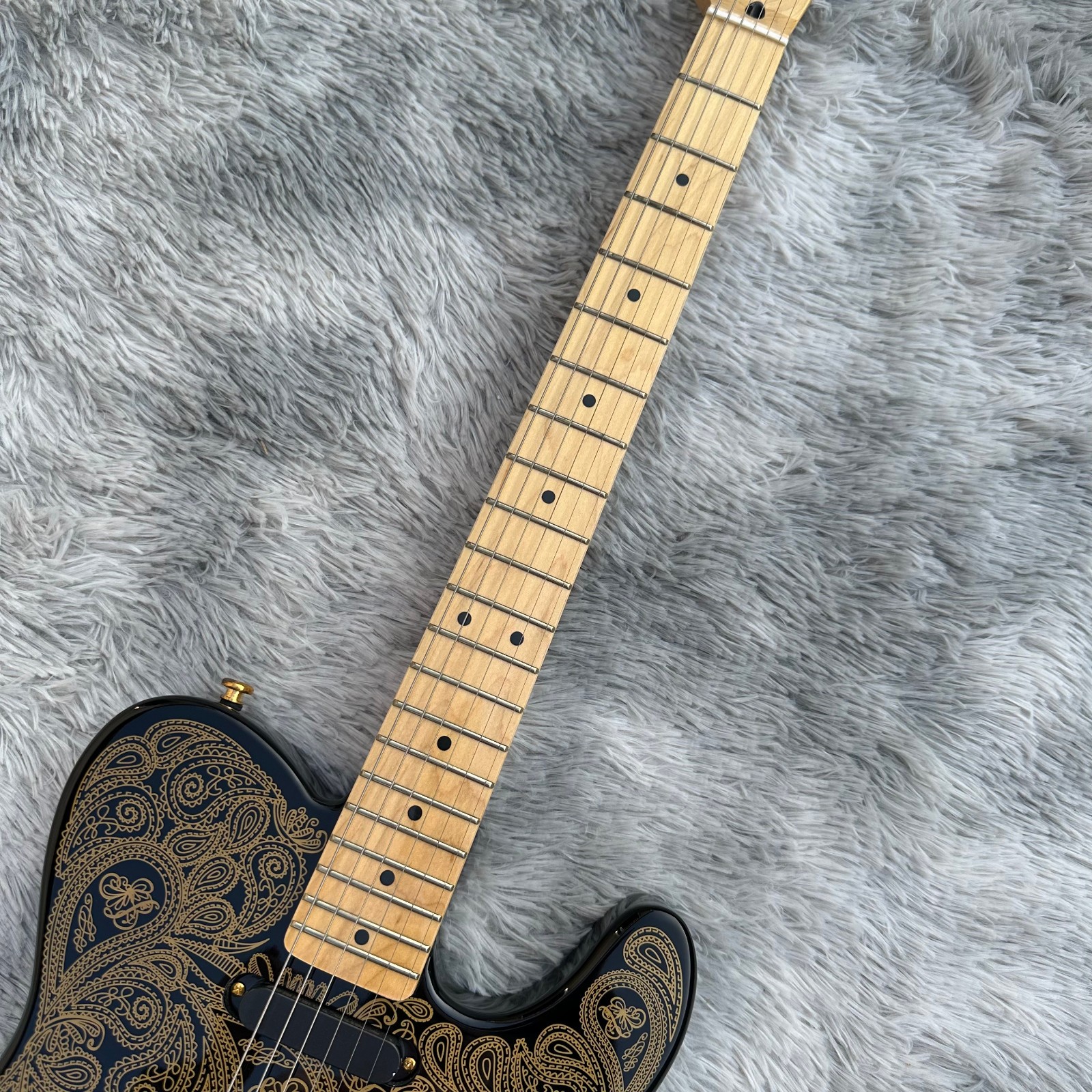 TL Electric guitar /black pattern and accessories/imported alder guitar/from US
