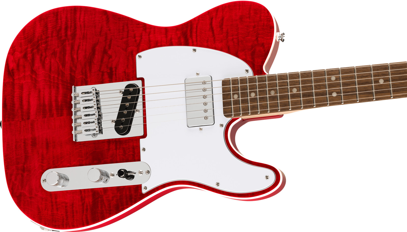 Squier Affinity Telecaster FMT SH Crimson Red Transparent
