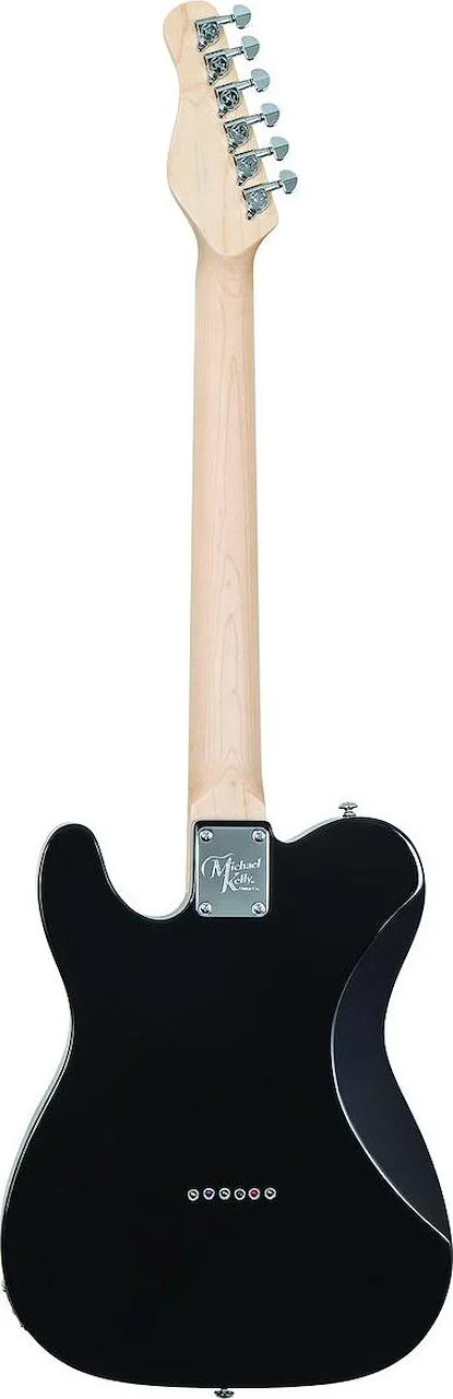 Michael Kelly Triple 50 Gloss Black Electric Guitar – Gloss Back Electric Guitar
