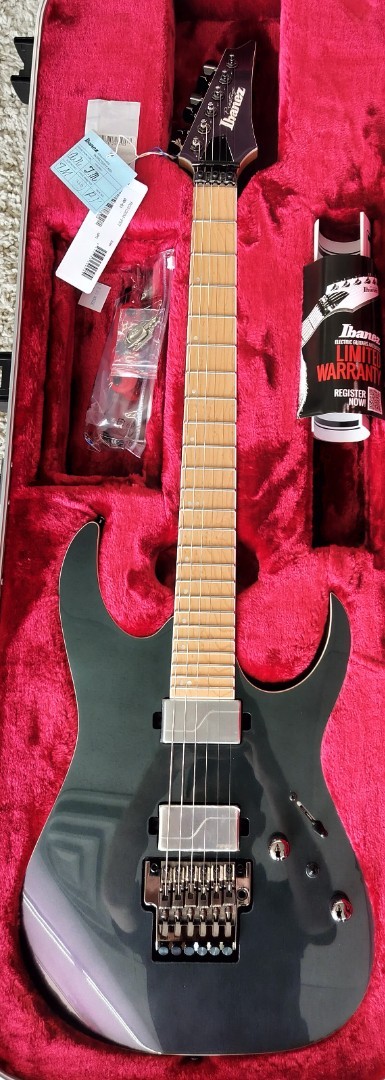 Ibanez Prestige Series RG5120MPRT Electric Guitar, Polar Lights Finish w/ Case