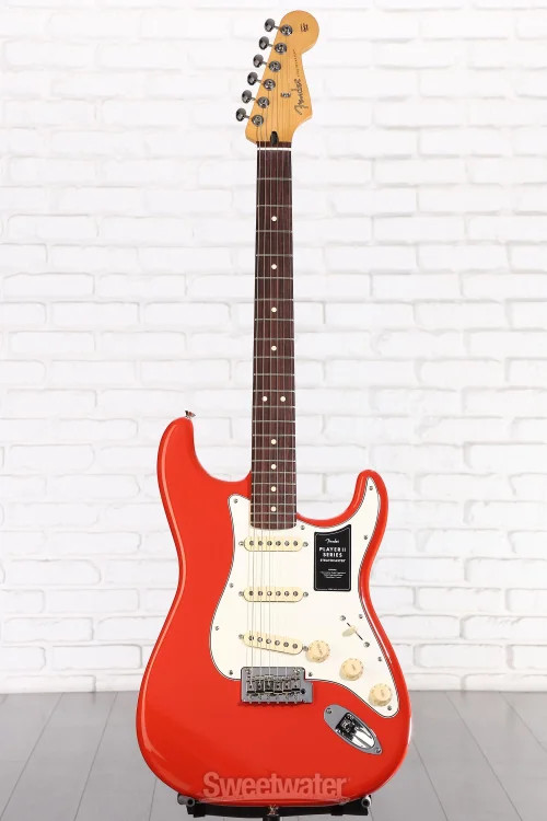 Fender Player II Stratocaster Electric Guitar – Coral Red with Rosewood