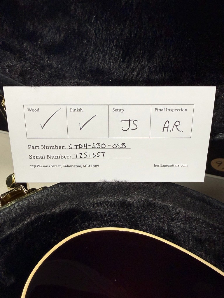 2021 Heritage Standard H-530 w/ Lollar P-90s Very Good Condition Super Clean