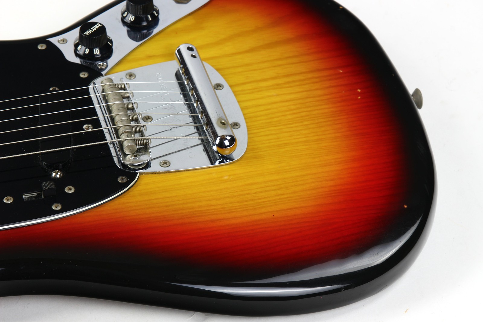 1978 Fender Mustang Sunburst Vintage Electric Guitar w Original Hard Case &
