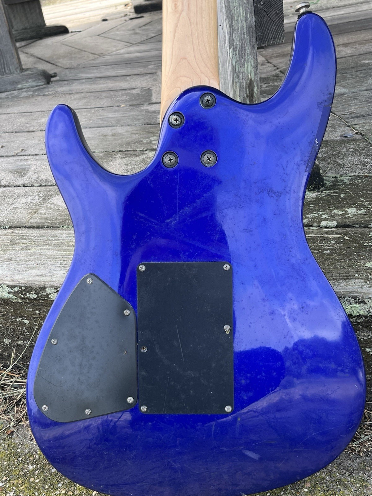 IBANEZ HEAVY METAL ELECTRIC GUITAR IN BRIGHT BLUE, Good Cond