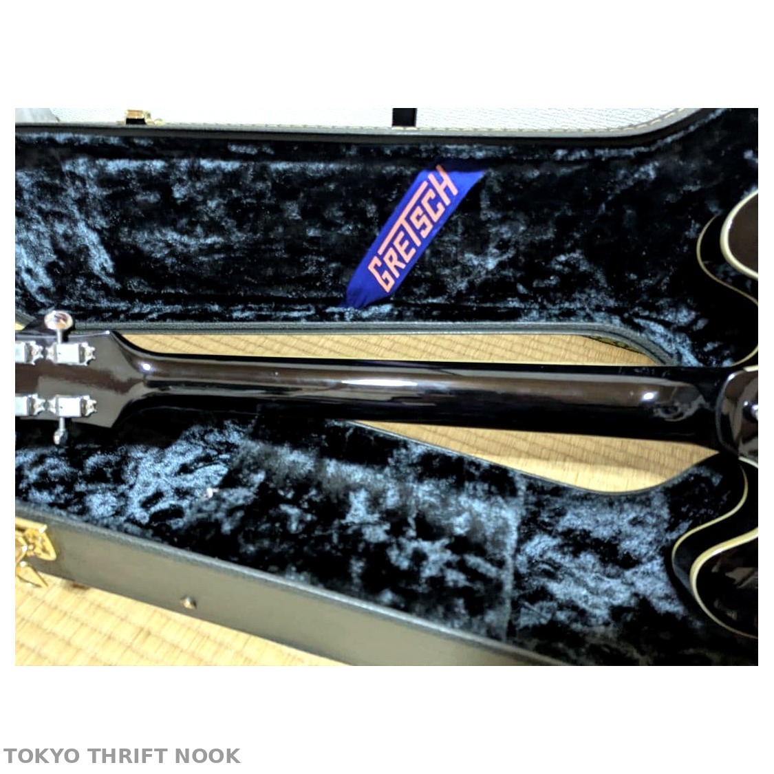 [Good] Epiphone Casino Ebony Black Hollow Body Electric Guitar Peerless P-90