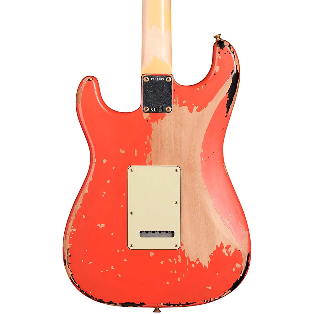 Fender CS Michael Landau 1963 Stratocaster Relic Guitar Fiesta RedSunburst