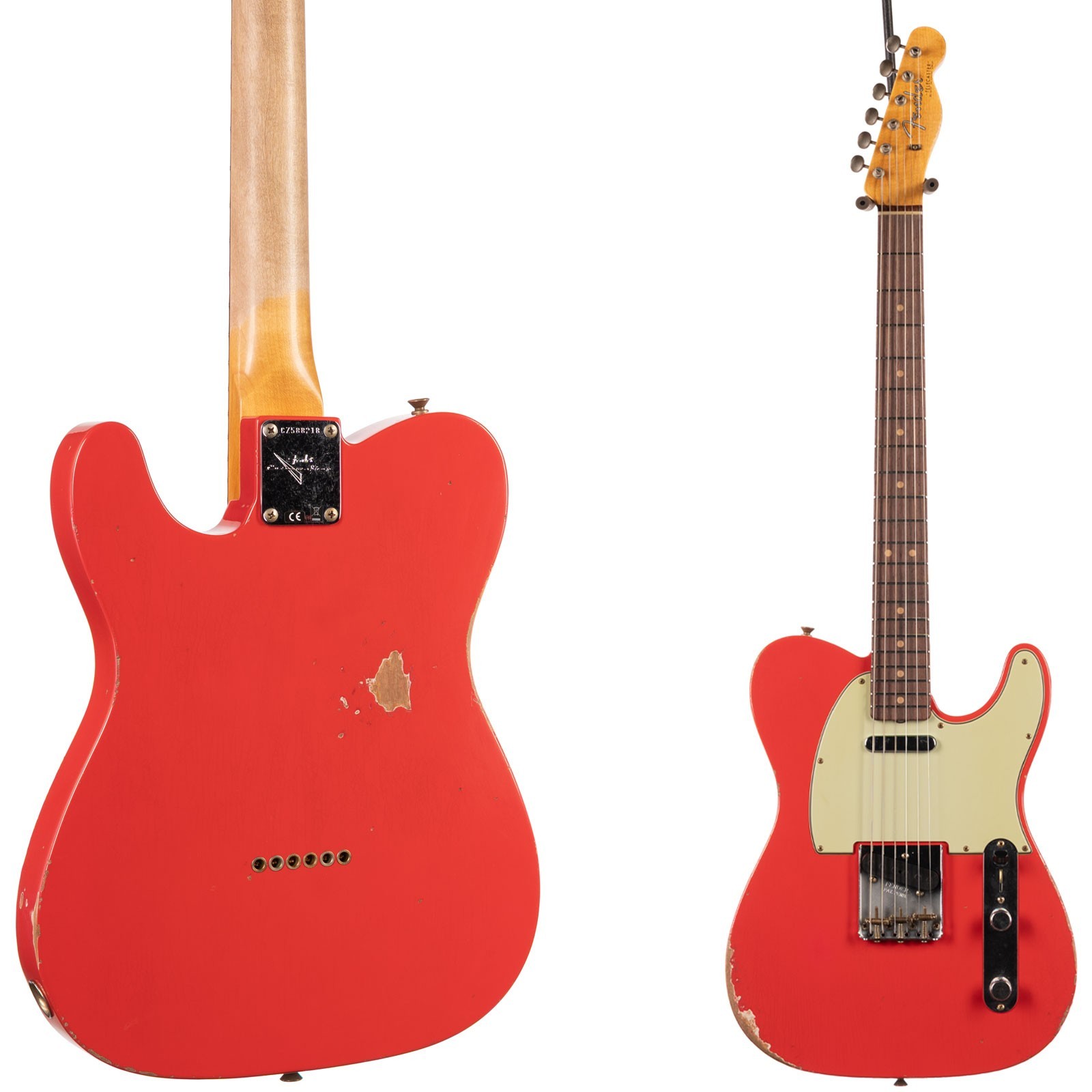 Fender Custom Shop 1963 Telecaster Relic Aged Fiesta Red (218)