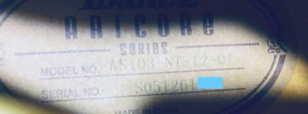 IBANEZ ARTCORE AS103-NT-12-01 Good Safe packing!