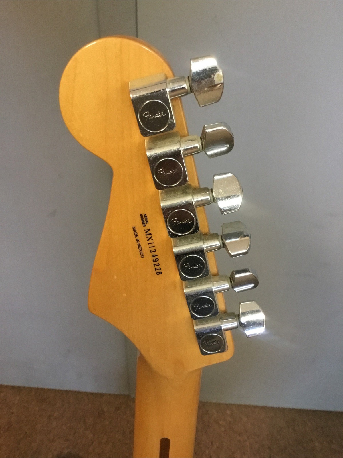 2012 Mexico Fender Blacktop HSH RW TSV Stratocaster, Titanium Silver Guitar MIM
