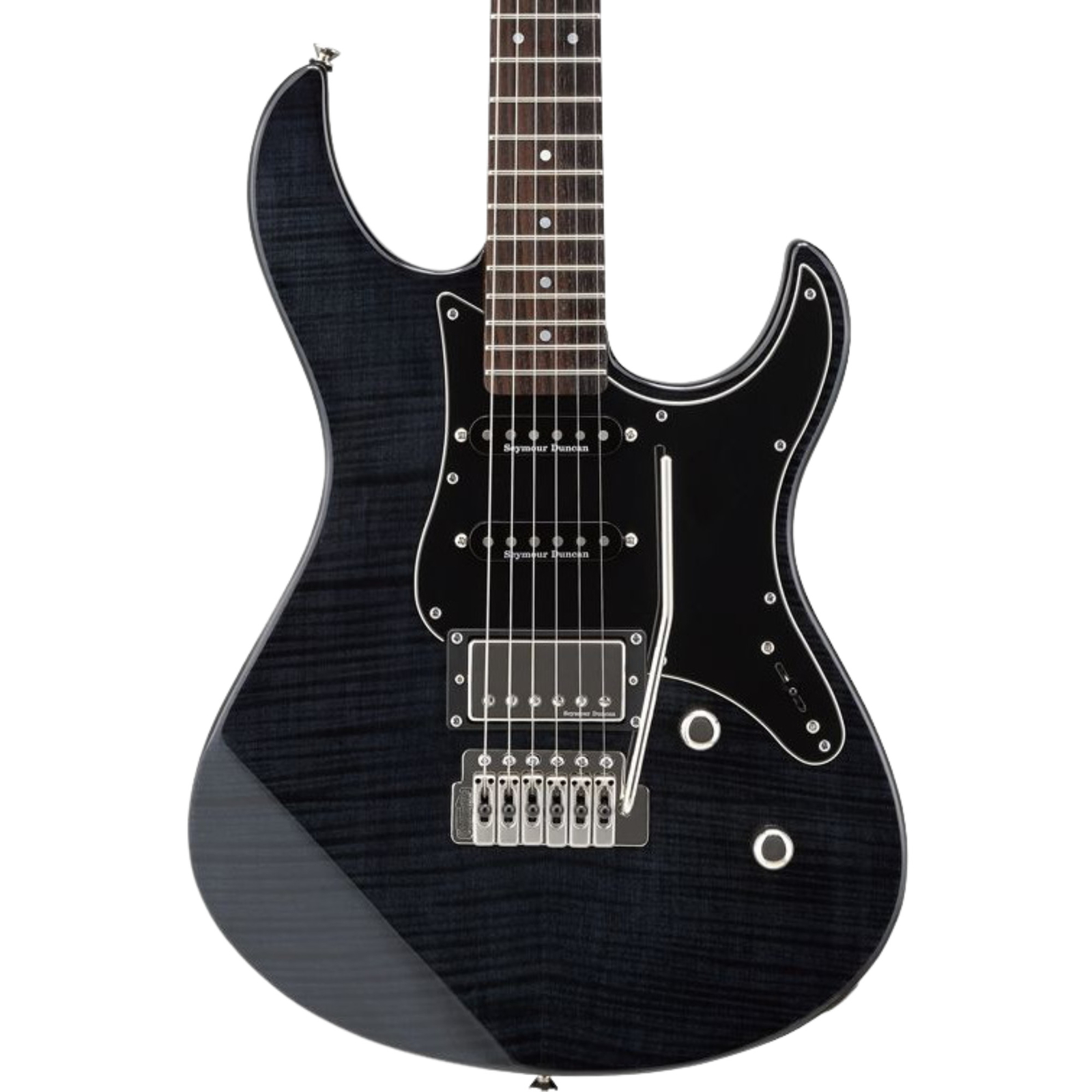 Yamaha PAC612VIIFM Pacifica Electric Guitar, Translucent Black
