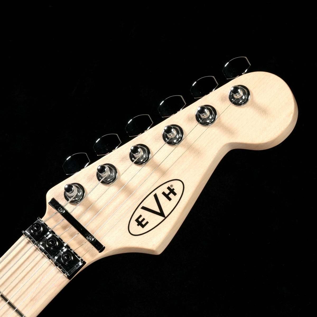 EVH Striped Series Red with Black Stripes