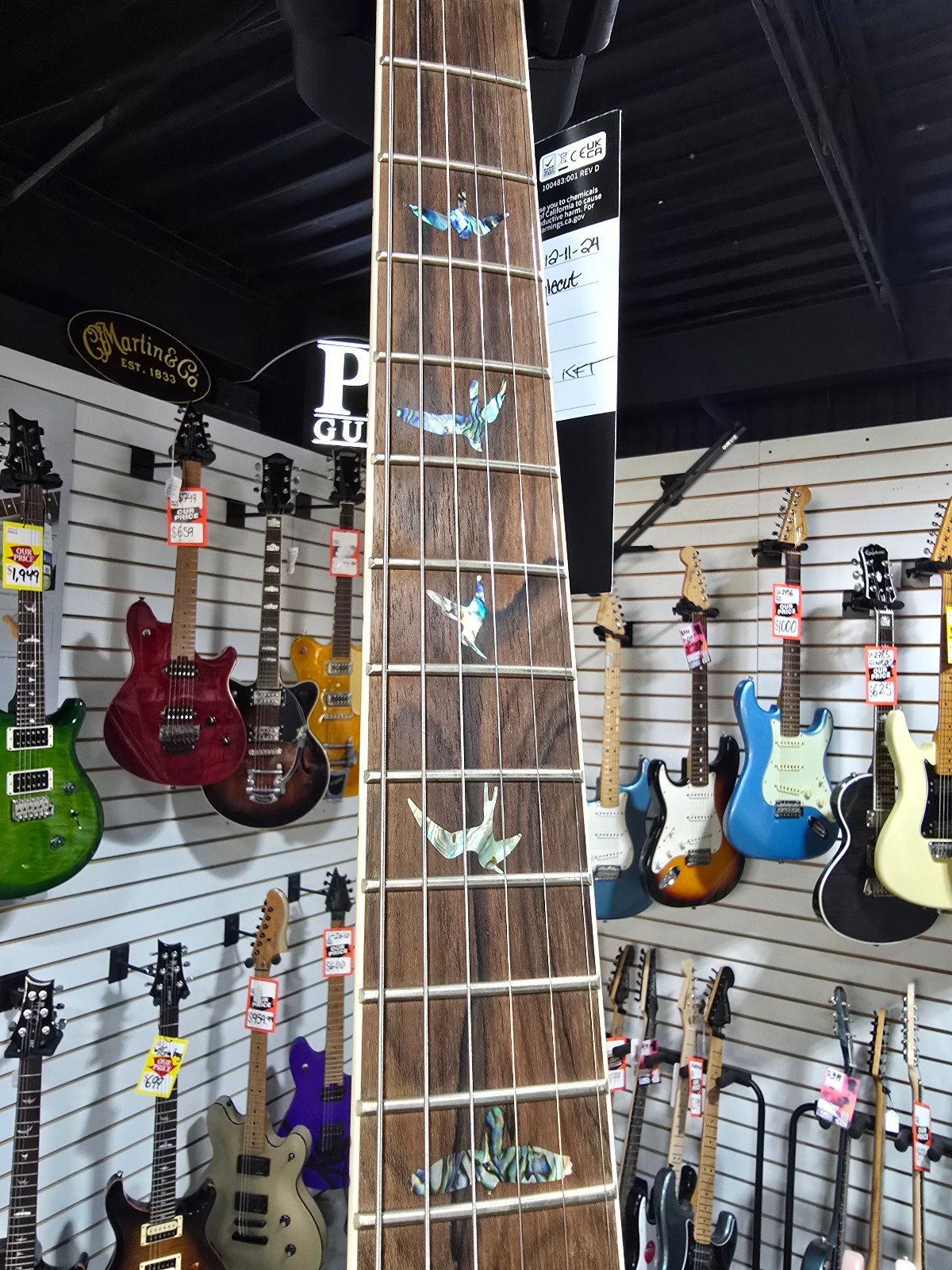 PRS Wood Library McCarty Singlecut 594 – Copperhead w/Paisley Case & PLEK*D #451