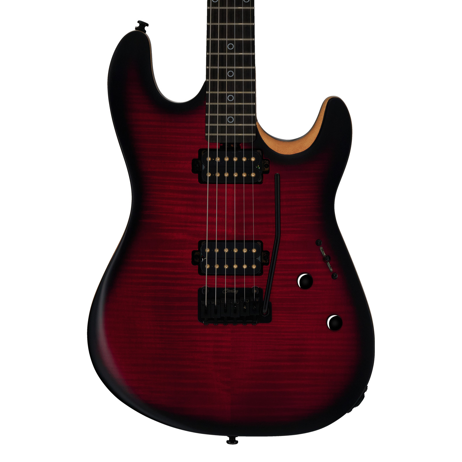 Sterling by Music Man Rabea Massaad Signature Sabre – Blood Flame Burst Open Box