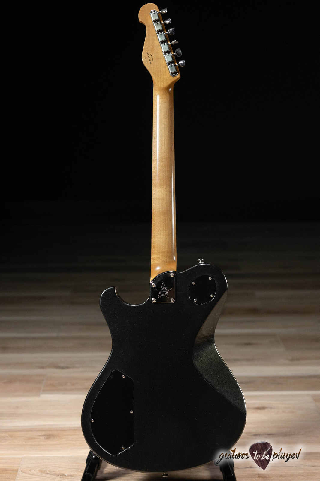Starr Guitars Hustler Seymour Duncan HB Guitar w/ Case – Black Diamond Firemist