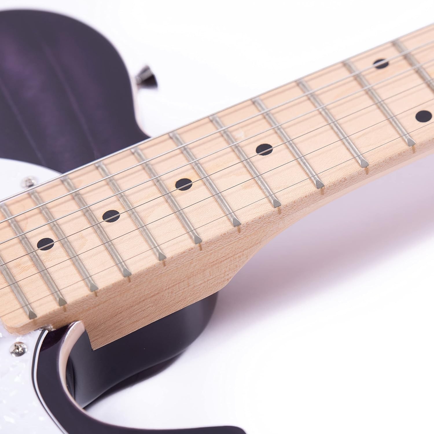 Tele Style Guitar with F-Hole and Chrome Hardware
