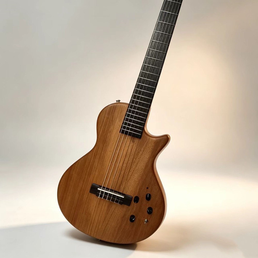 Electric classic guitar Silent nylon string built in effect 22 Frets wide Neck