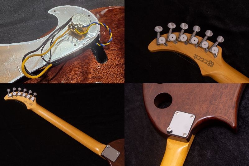 Zeus Neptune ZNP-01 Electric Guitar Mahogany Maple Roswood 8.8 lbs Used