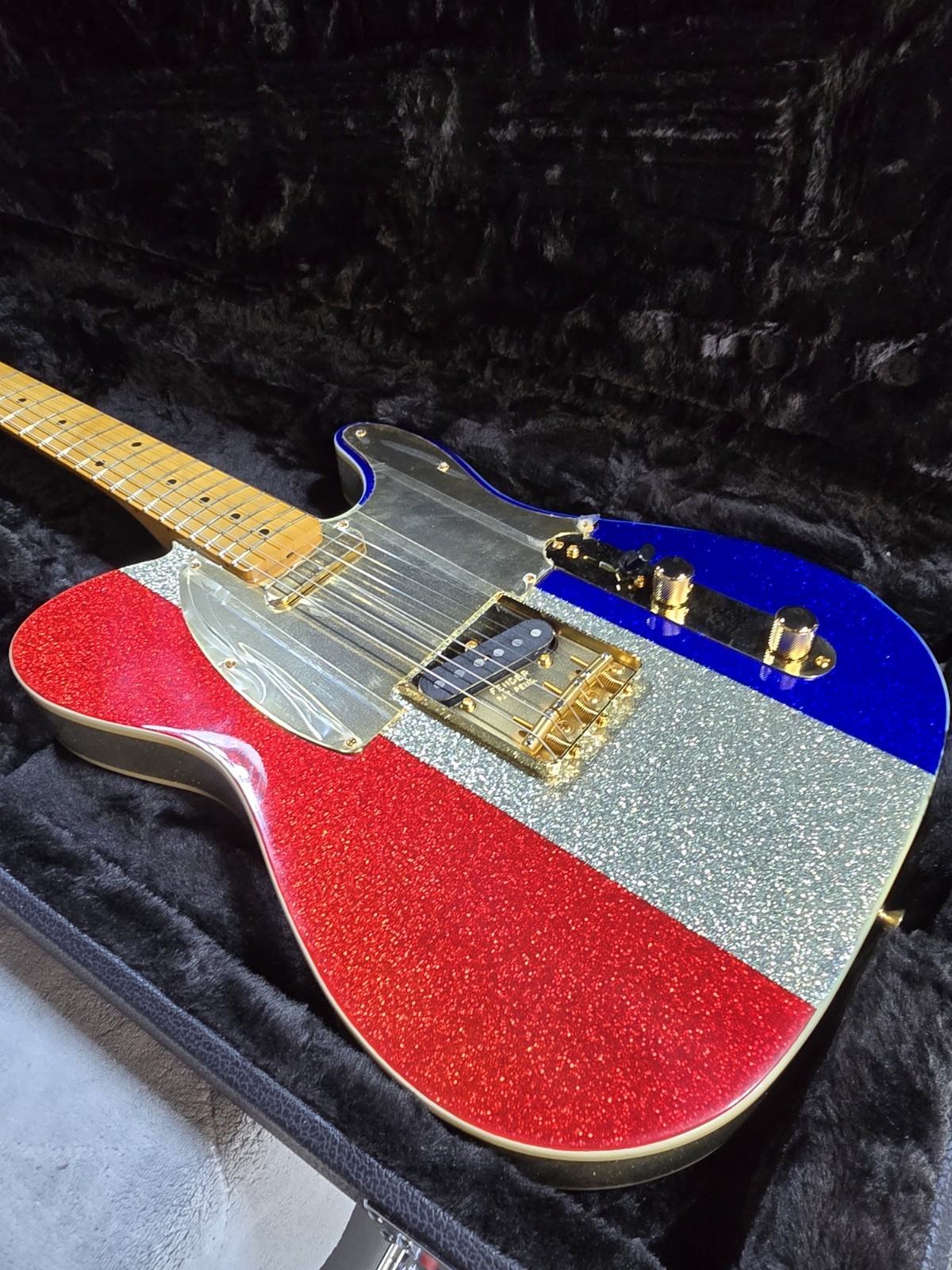 Fender Buck Owens Telecaster – Red, Silver, and Blue + FREE Plek & Setup #244