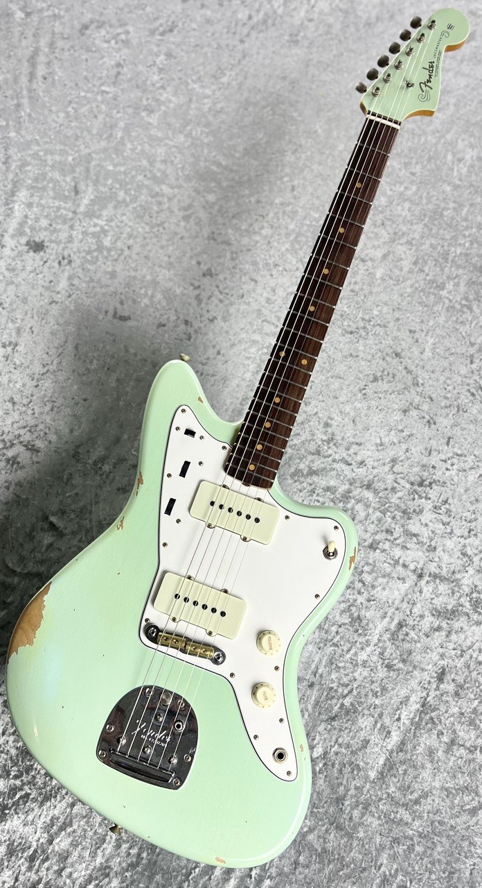 Fender Custom Shop 1963 Jazzmaster Relic Aged Surf Green #Cz585094 *Ge154
