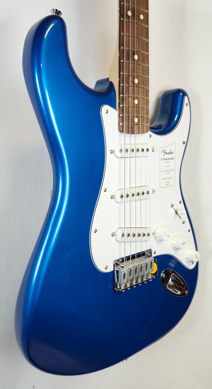 Fender Standard Stratocaster Electric Guitar Laurel Fingerboard, White Pickguard