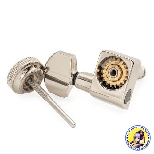 Musiclily Pro 6 String 2 Pin Locking Tuners 18:1 Ratio Fender Strat Tele Nickel