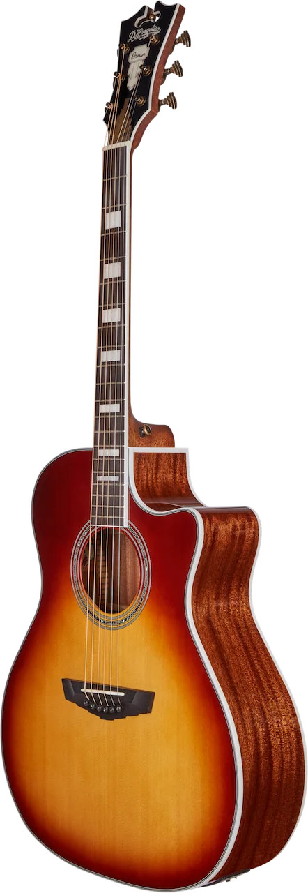 D’Angelico Premier Gramercy Acoustic-electric Guitar – Iced Tea Burst