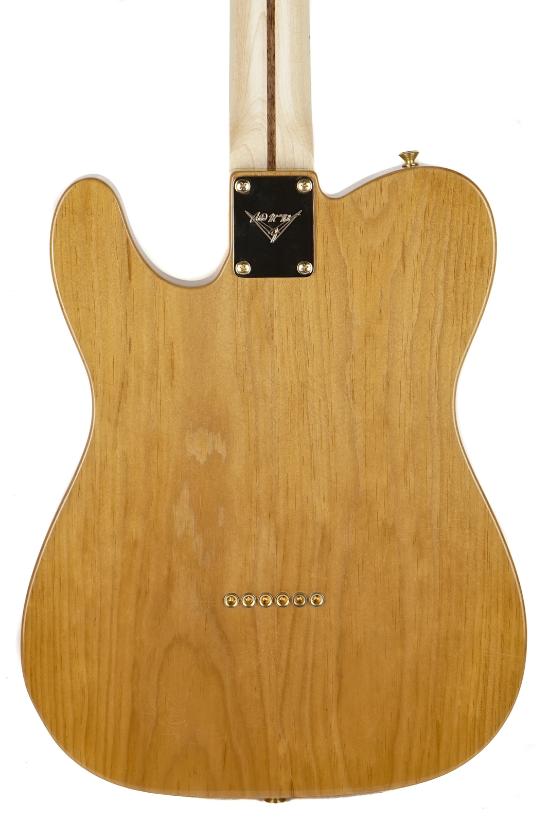 New Fender Masterbuilt Austin MacNutt Green Pine Telecaster Sunset Orange