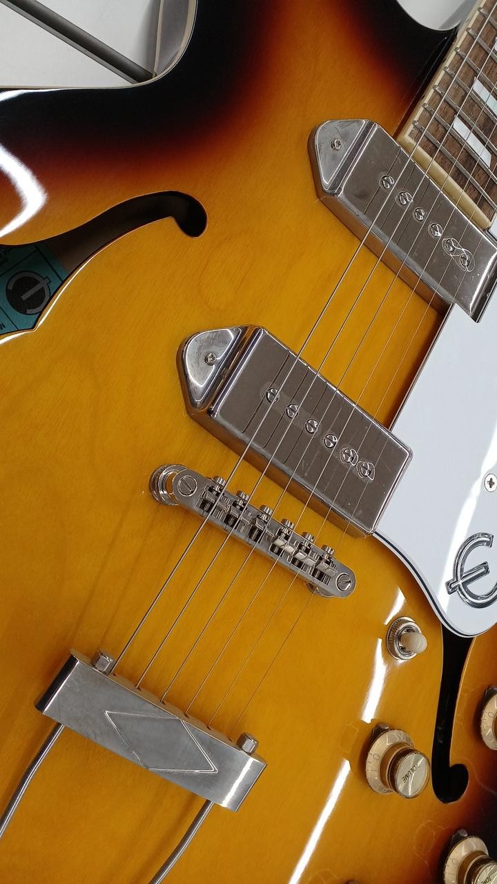 EPIPHONE Casino Vintage Sunburst Hollow Body Electric Guitar