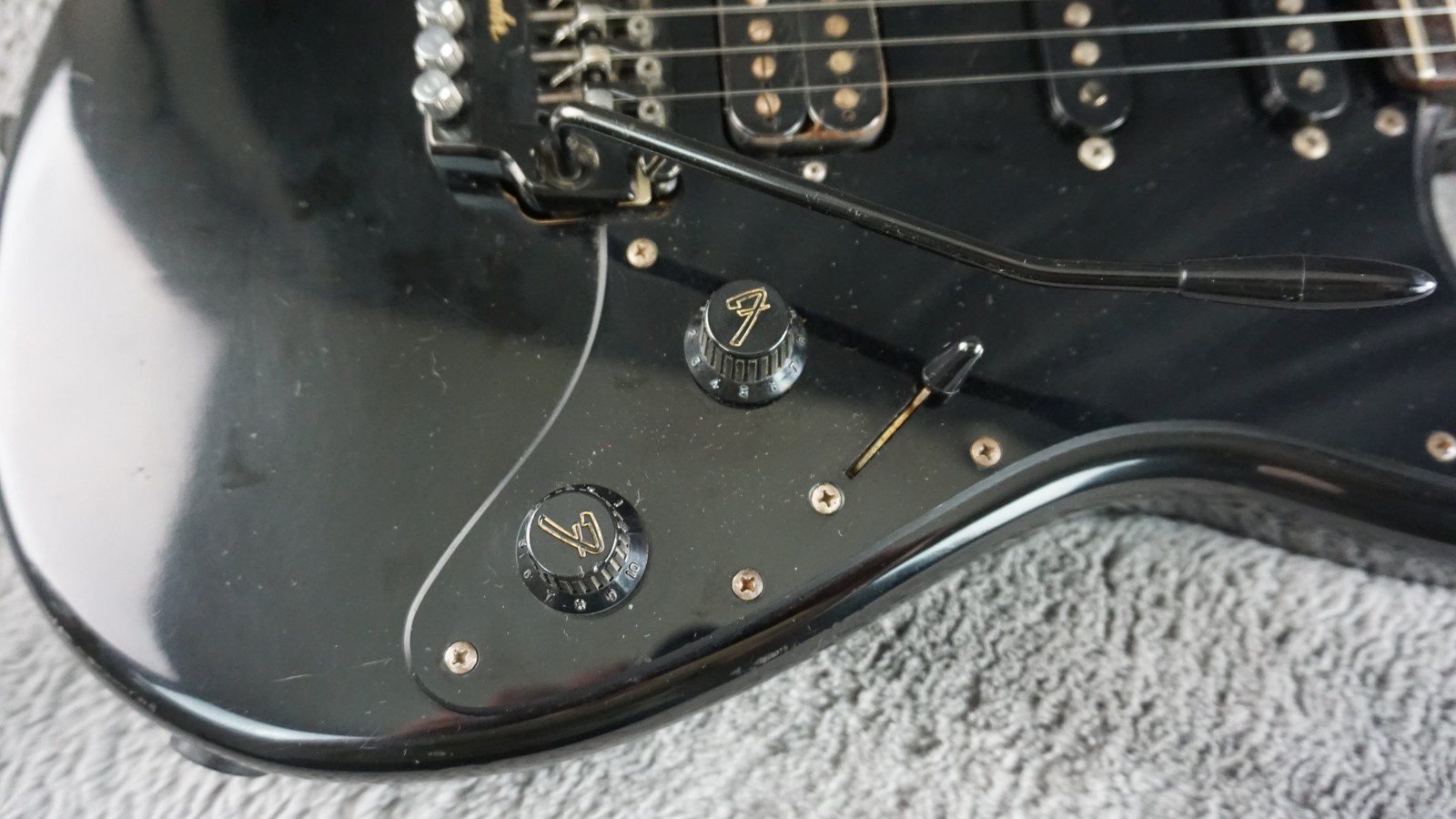 Fender Stratocaster Contemporary HSS Floyd Rose MIJ Fujigen E6 Black 1986-1987