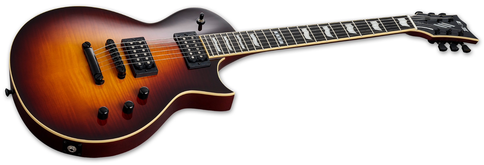ESP E-II Eclipse Full Thickness Tobacco Sunburst TSB FT Electric Guitar + Case