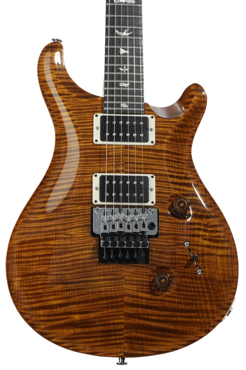 PRS Custom 24 “Floyd” 10-Top Electric Guitar – Black Gold